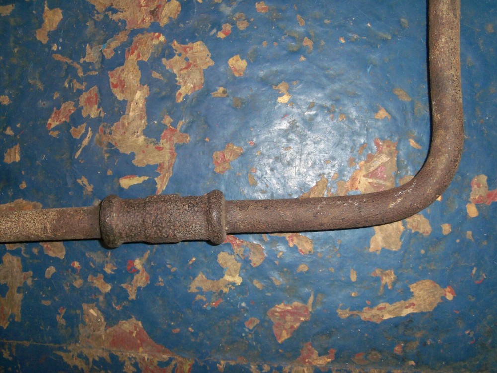 Vintage Mining Auger, Original, 62" in Length
