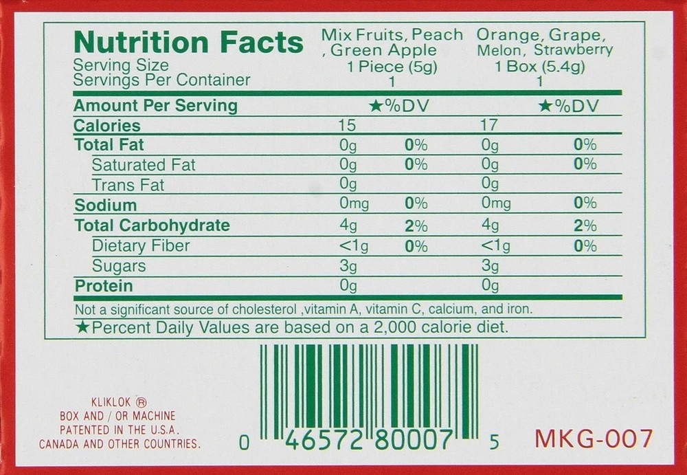 Seven Pack Bubble Gum Sampler