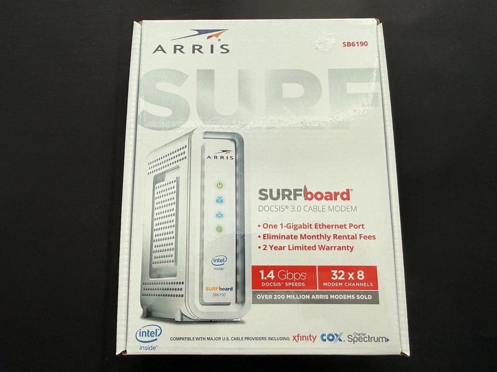 ARRIS SURFboard DOCSIS 3.0 Cable Modem - SB6190