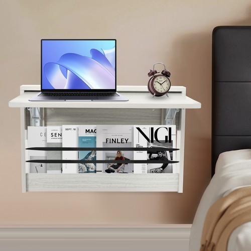 Wall Mounted Fold Down Table, 90° Folding Wall Table Storage Table Work Table
