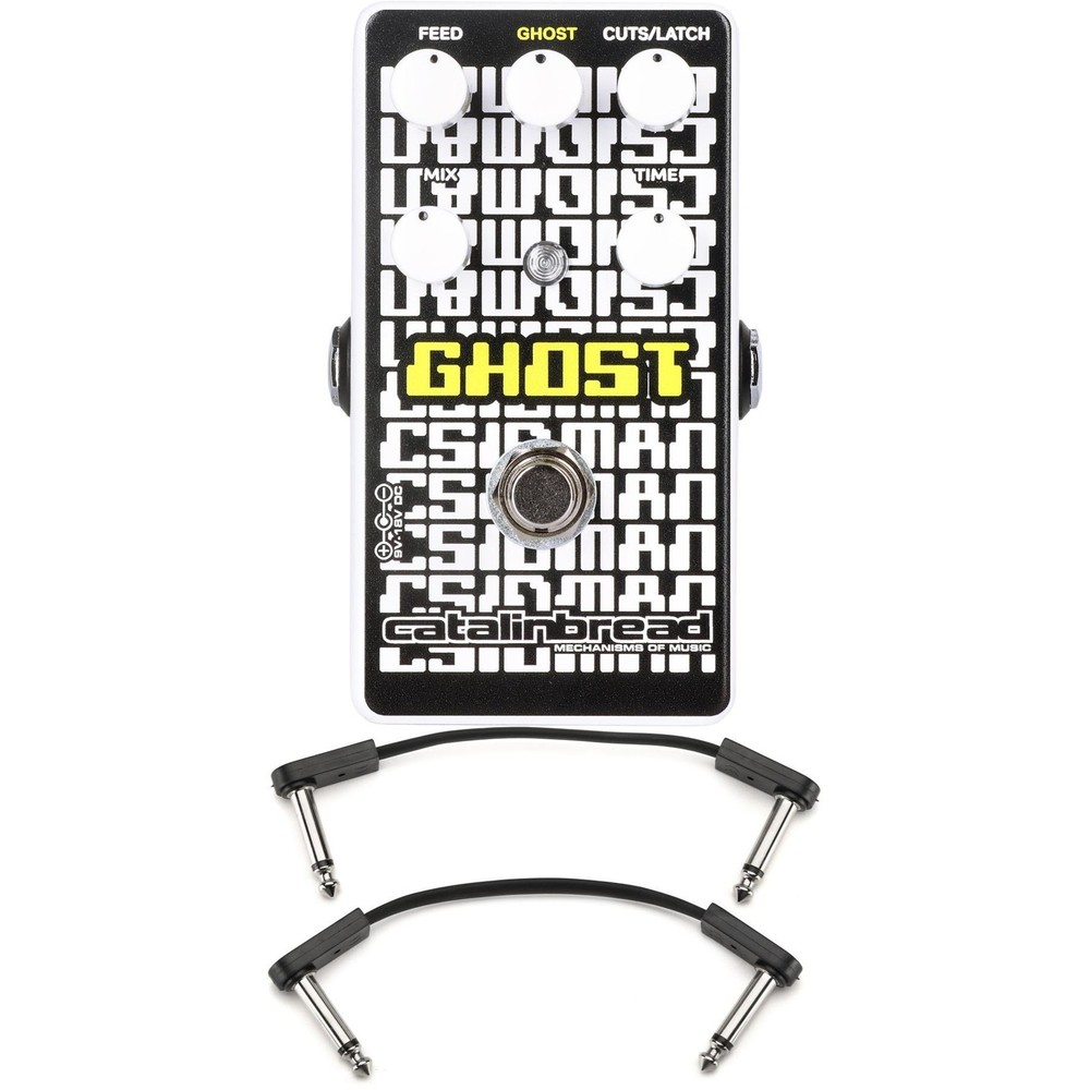 Catalinbread CSIDMAN Ghost Glitch/Stutter Delay Pedal with EBS Patch Cables