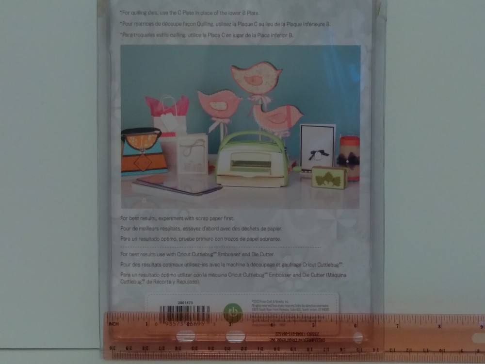Cricut Cuttlebug - New - Adapter Plate - C Plate - 5.87 " x 13 "