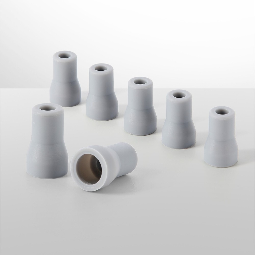 10pc Dental Saliva Ejector Strong Suction Rubber Snap Tip Adapter Replacement