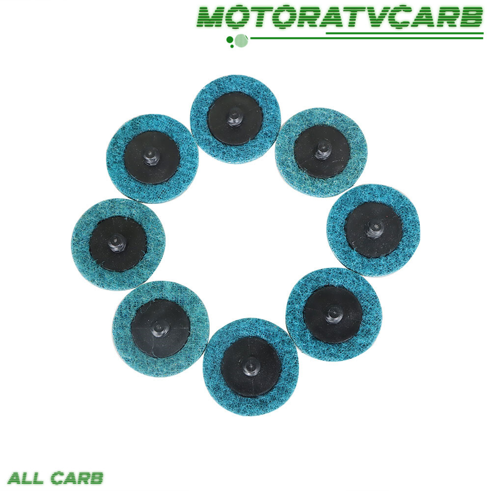 ALL-CARB 50Pcs 2" Fine Surface Conditioning Discs Roll Lock Grinder Sanding Pads