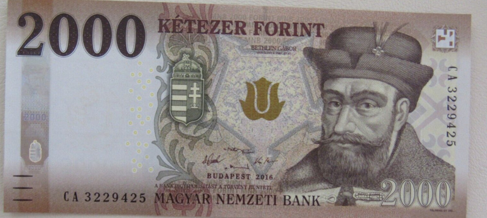 Hungary: 2000 Forints 2016 UNC Condition!