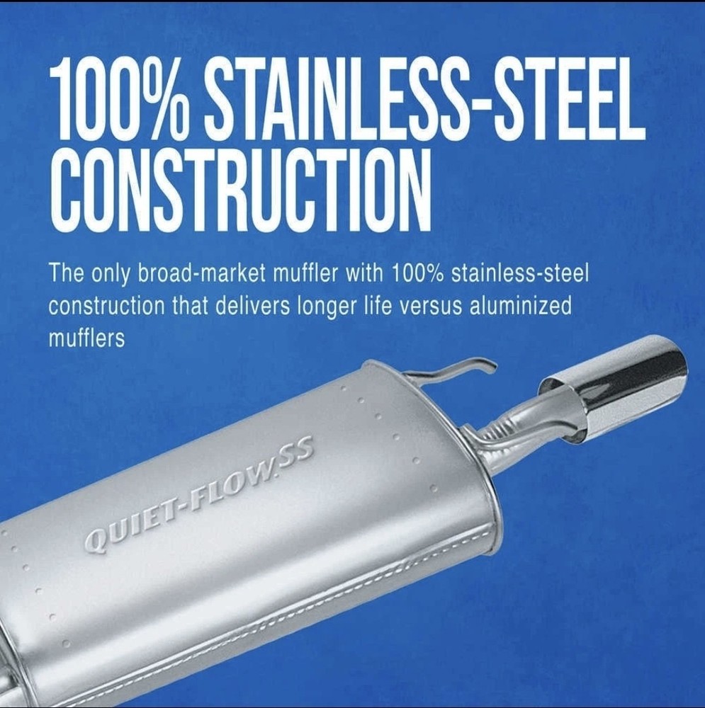 Exhaust Muffler-Quiet-Flow SS Walker 21690
