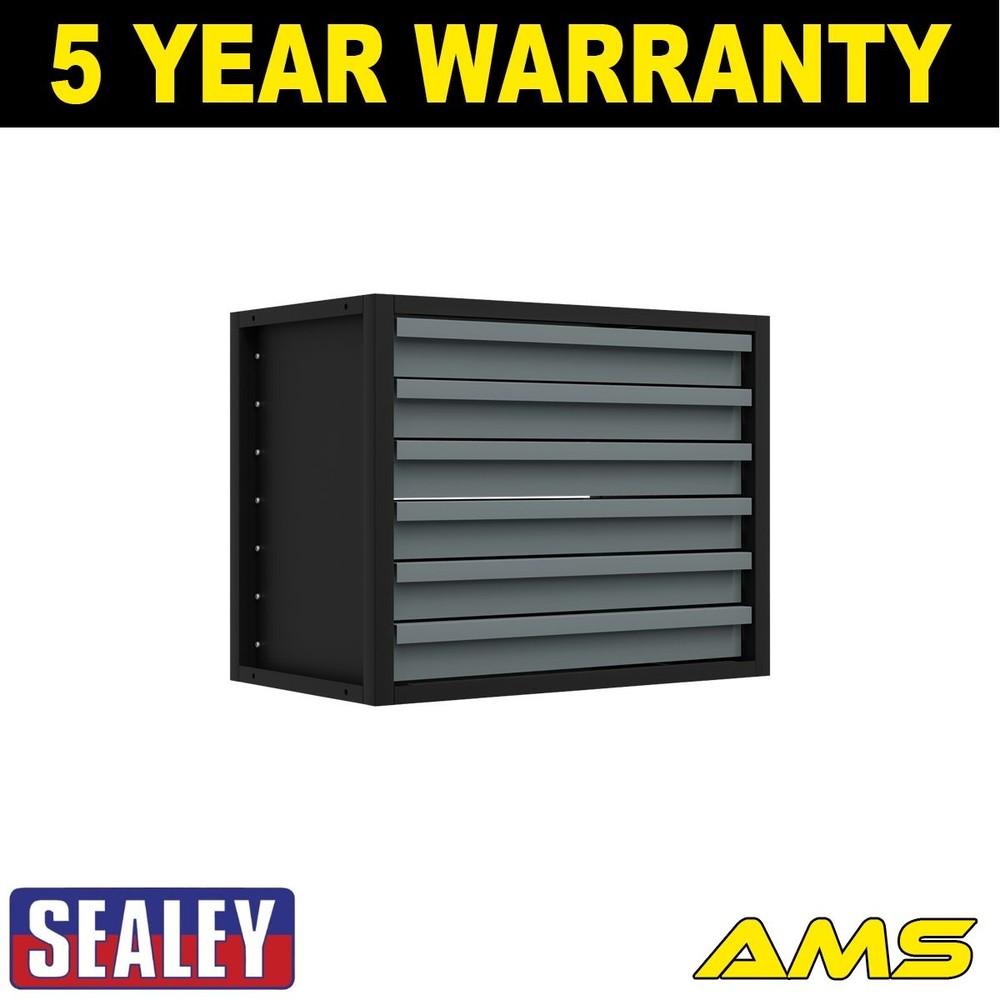Sealey Modular Storage Mid Unit 6 Drawer 580mm APMRM1