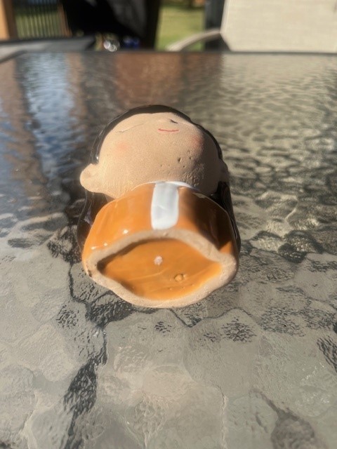 Ceramic Head Girl Planter