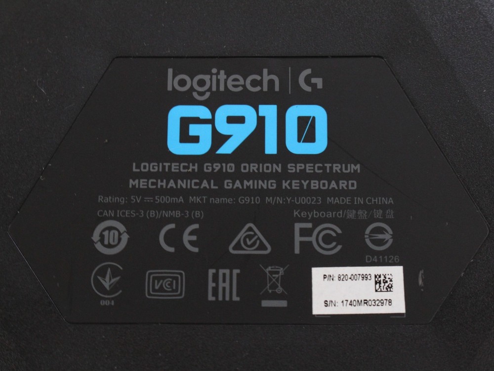 Logitech G910 Orion Spectrum Mechanical Replacement KEY CAP ONLY Keyboard