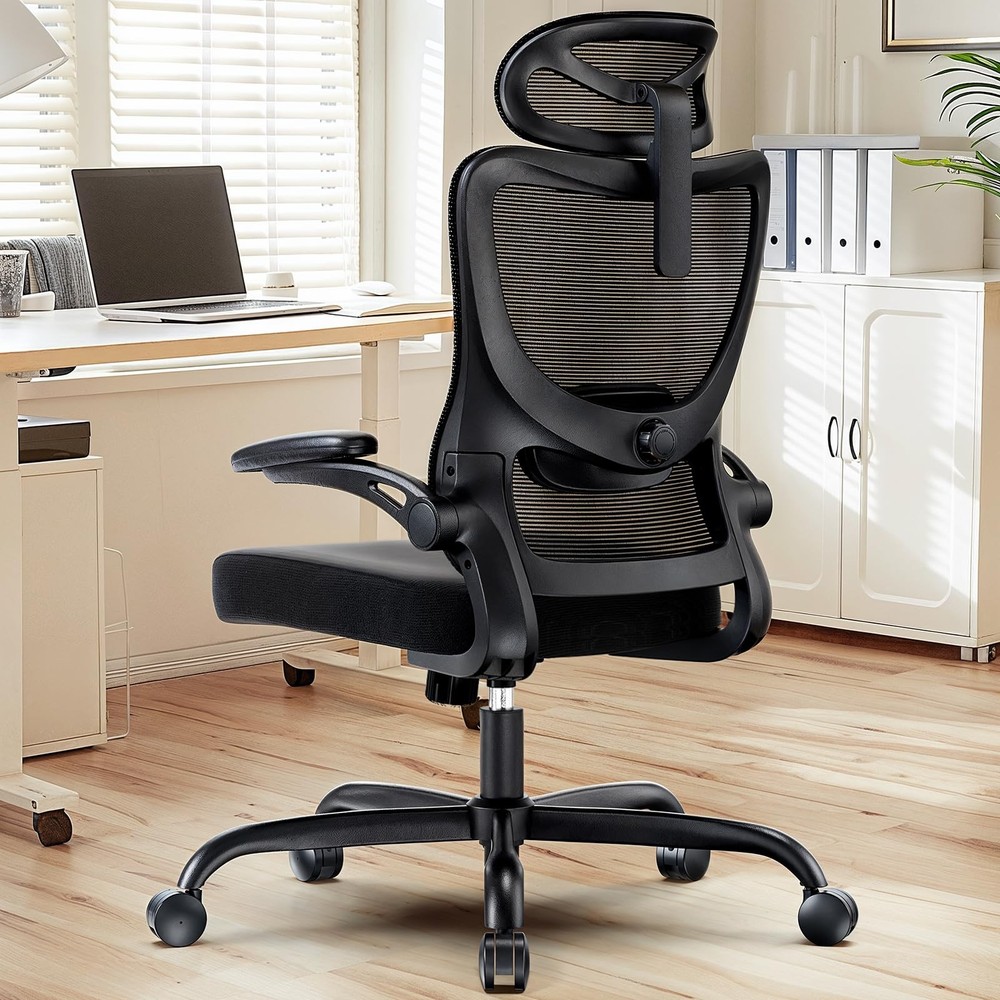 Ergonomic Office Chair High Back Computer Desk with Adjustable Lumbar Support