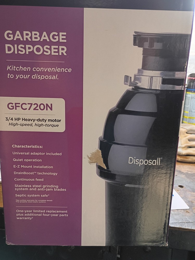 GE Garbage Disposal  GFC720N  3/4 Hp