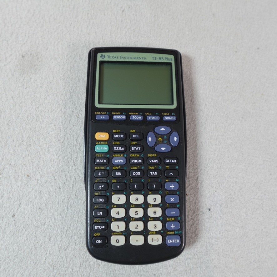 Texas Instruments TI-83 Plus Graphing Calculator No Cover Tested & Working Math