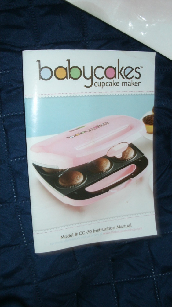 Babycakes Cupcake Maker Pink Nonstick Instructions