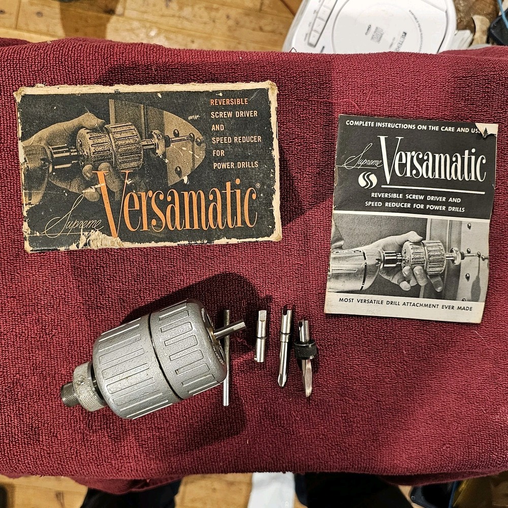 Vintage  Versamatic No.4000 Drill Speed Reducer