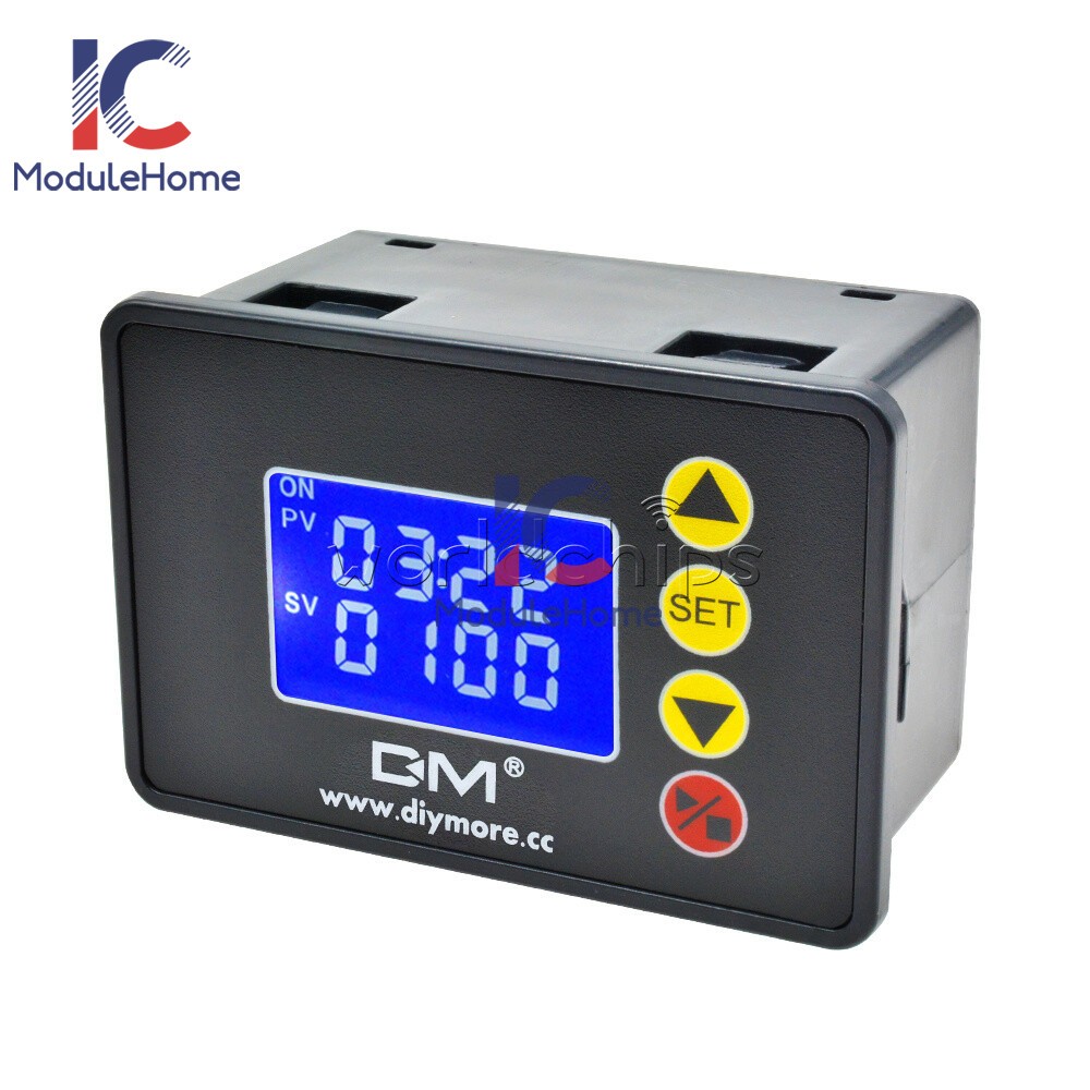 AC110~220V 1.37"LCD Microcomputer Time Controller Timing Module 10A 0000~9999S