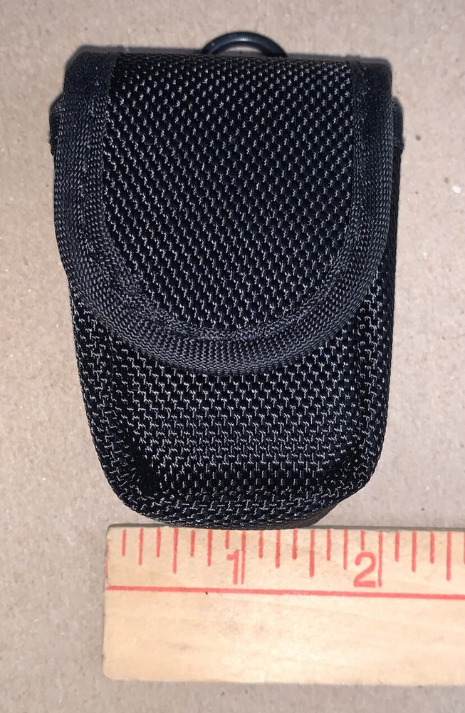(17) Vertical Rugged Accessory Tool Pouch With Belt Loop & Lanyard 2" x 3"