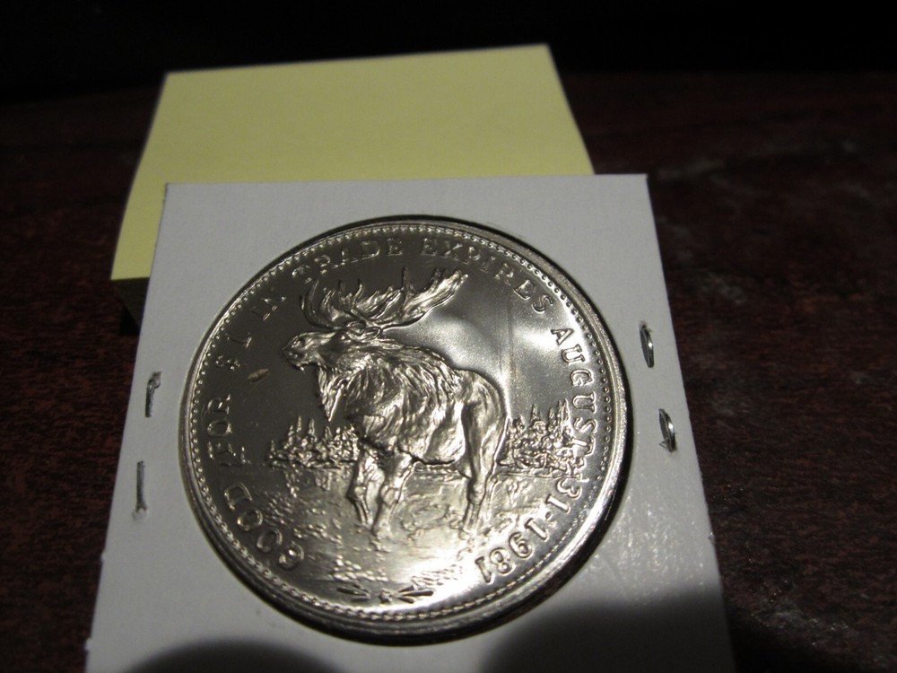 1981 - Chatham, NB - Canada Commemorative Trade Dollar