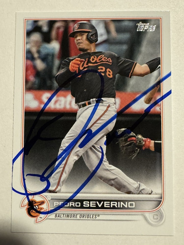 2022 TOPPS  PEDRO SEVERINO IP SIGNED CARD