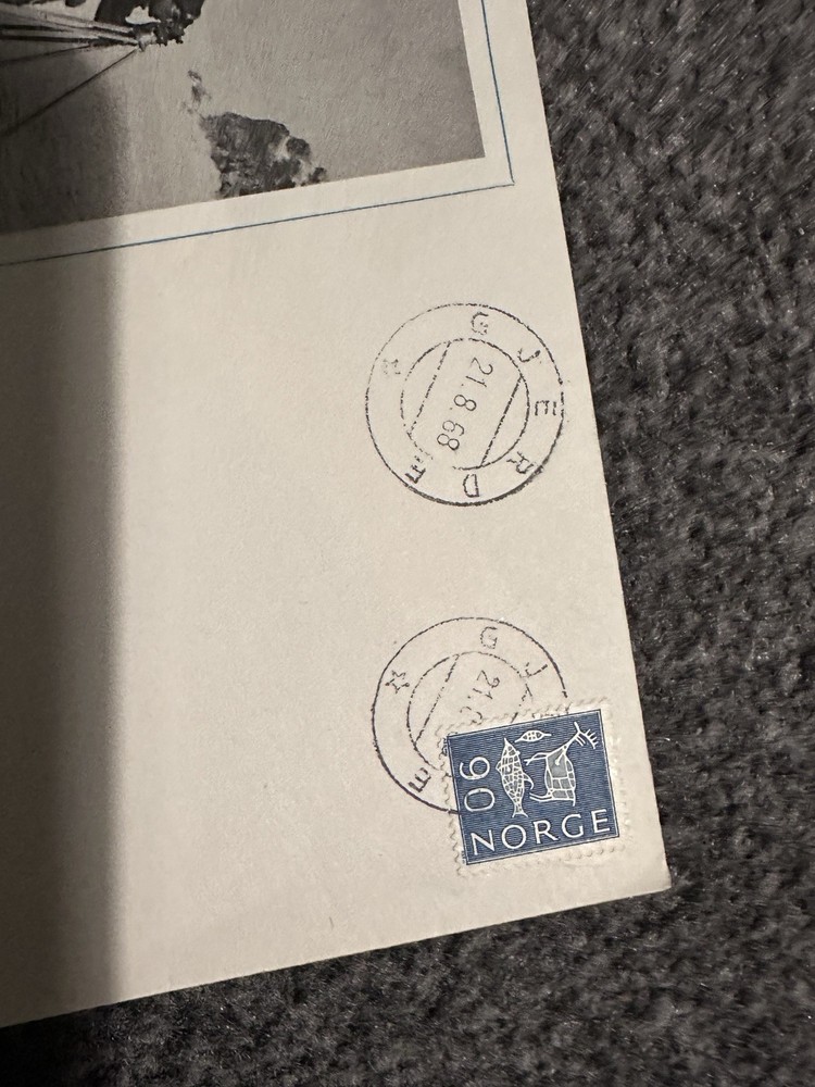 NORWAY 1968 COVER JOINT SERVICES EXPEDITION TO ICE CAP SIGNED