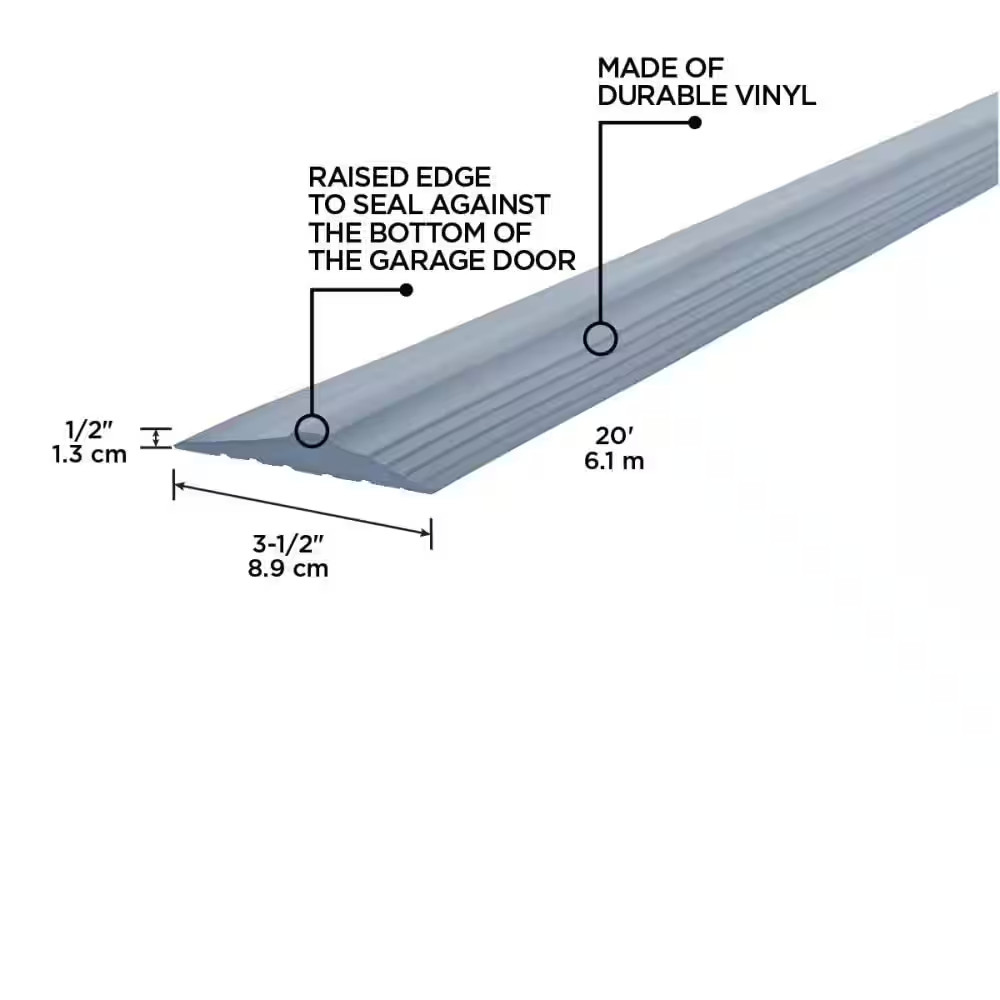 20 Ft. Garage Door Bottom Seal Kit