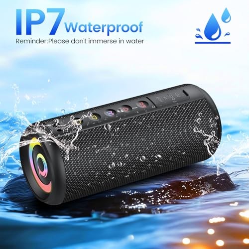 Portable Bluetooth Speaker, 2026 Bluetooth 5.4 Wireless Speaker with 20W HD