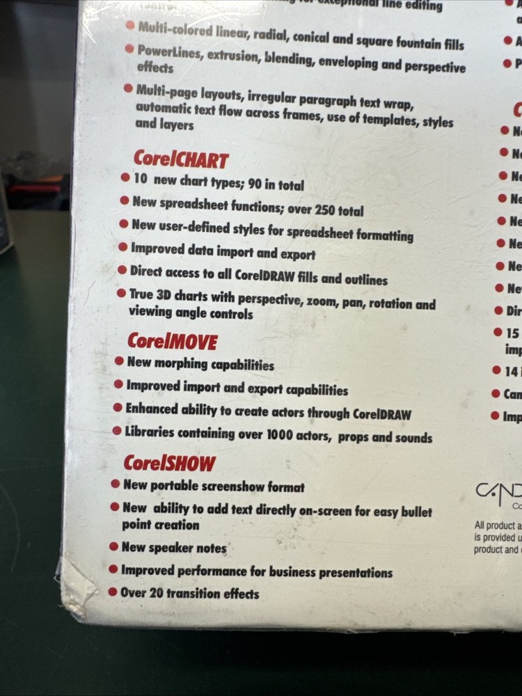 Vintage Corel Draw 5 PC CDROM