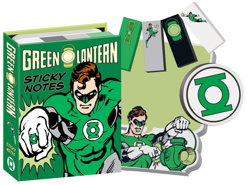 DC Comics Green Lantern Comic Art Sticky Notes SEALED NEW UNUSED