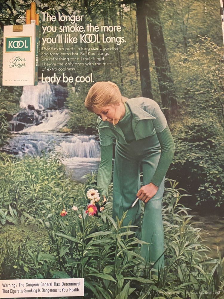 Kool Cigarettes, Full Page Vintage Print Ad