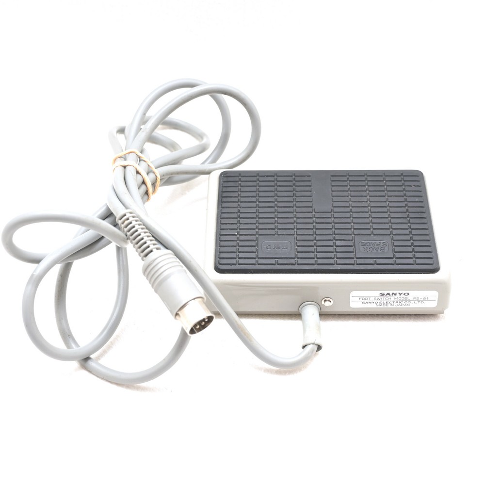 Sanyo FS-81 Transcription Foot Switch Control Pedal - Untested!