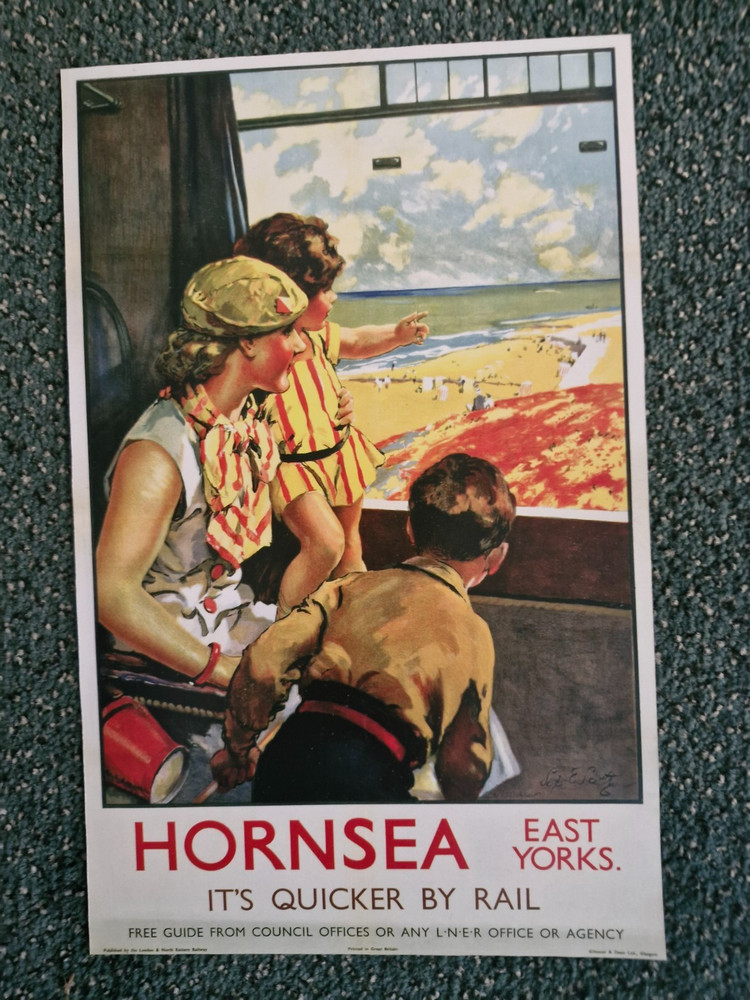 LNER HORNSEA   poster