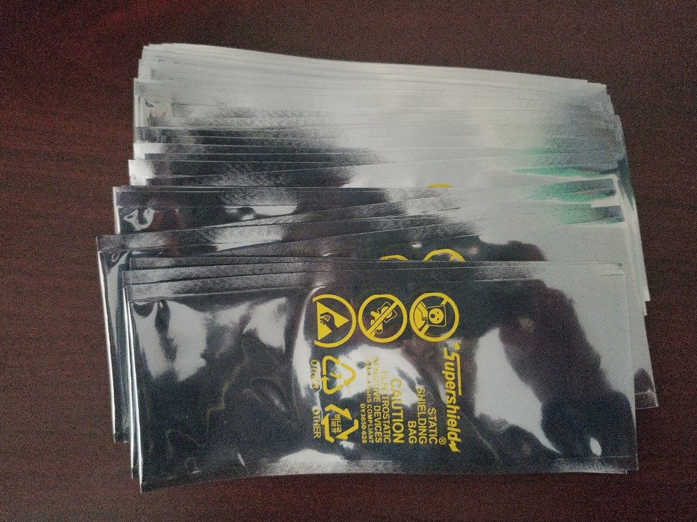 Static Shielding Bag 2" x 6" Poly Top-Open Electronics 3 mil (1 BAG ONLY)