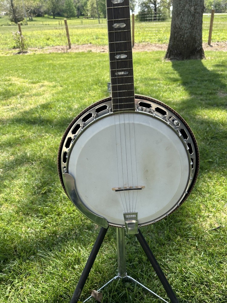 1970s Iida Five String Banjo Made In Japan