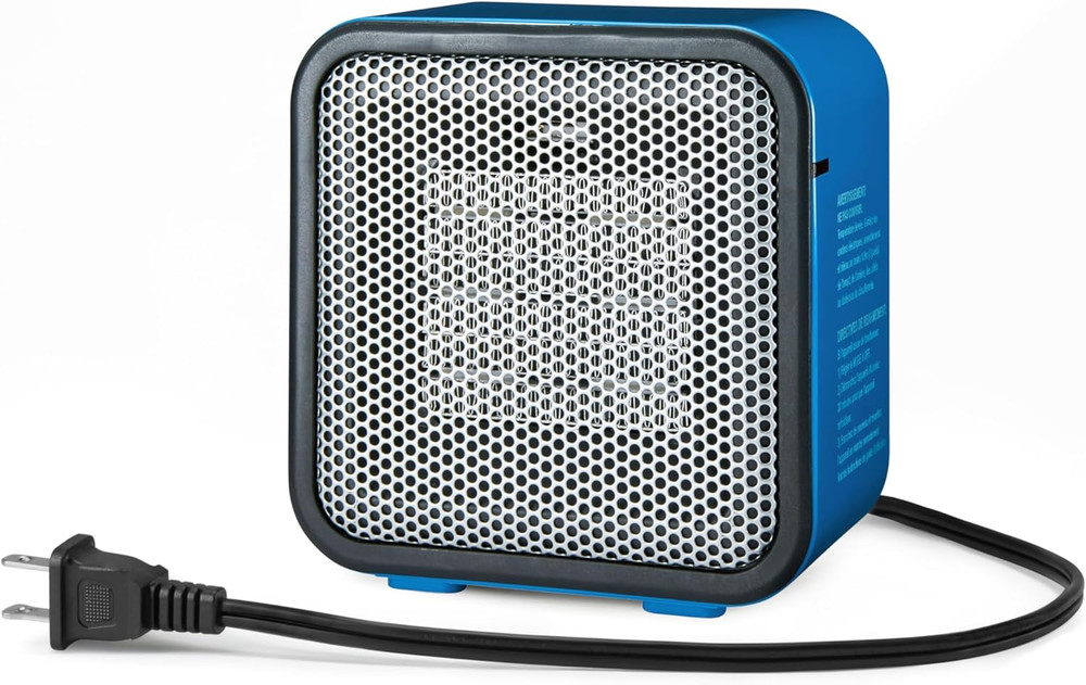 Ceramic Portable Mini Space Heater for Office Desk, Fast Heating, Efficient, Ind
