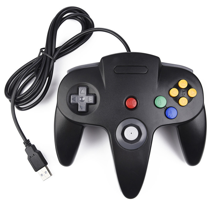 N64 NES SNES USB GAME Controller Wired/4.9ft PAD For PC Windows Raspberry Pi