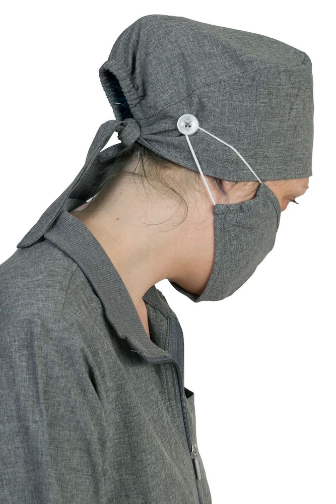 Medgear Unisex Scrub Cap and Mask Combo