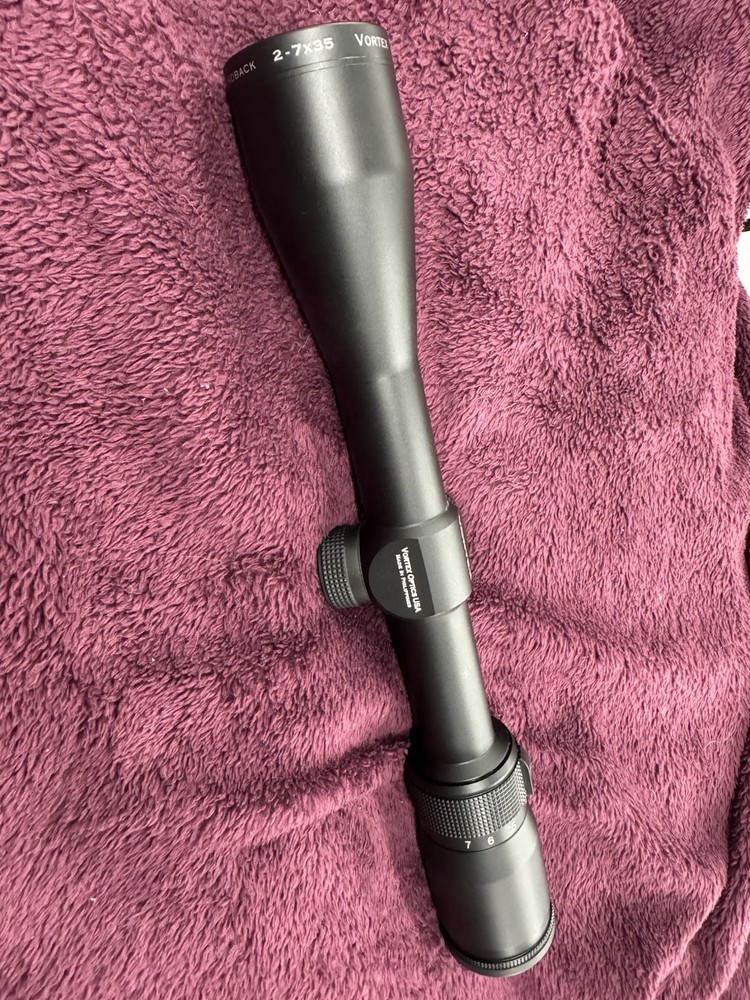 Vortex Diamondback 2-7x35 Rim Fire Matte Vplex Reticle rifle scope