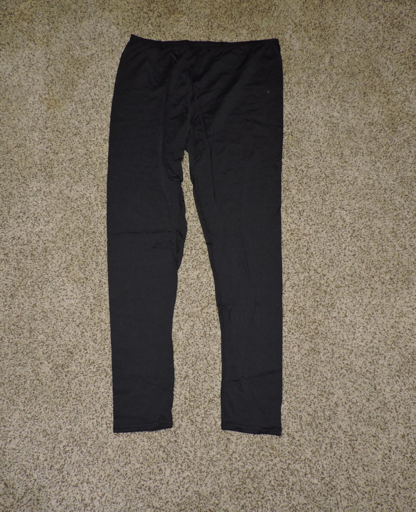 ClimateRight by Cuddl Duds Women's Stretch Microfiber Base Layer Legging Size L