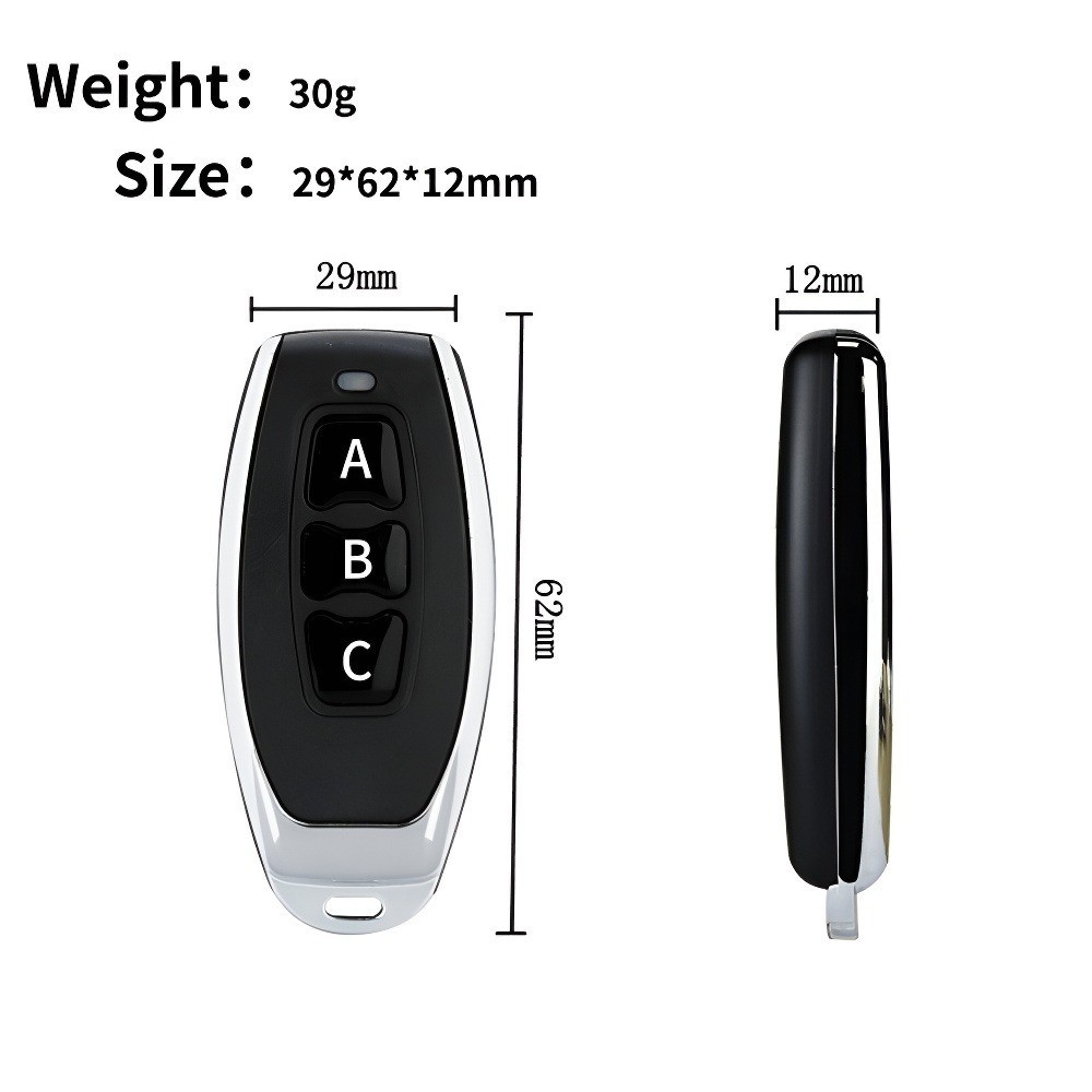 433Mhz Universal Wireless Remote Control DC 12V 1CH RF Relay Switch