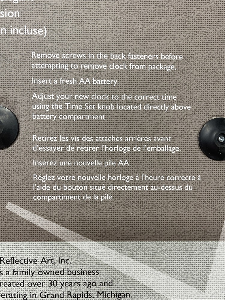 “ Moose Collage” Precision Quartz Movement Clock - New