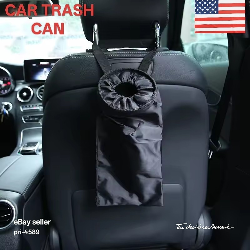 Car Trash Can Hanging Garbage Bag Organizer