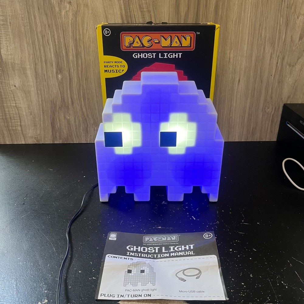 Pac Man Ghost light - Color Changing Lights USB powered - with box and manual