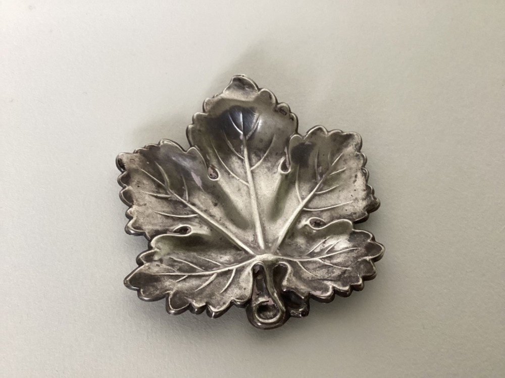 Sterling Silver Leaf Dish by Pedro Duran Spain
