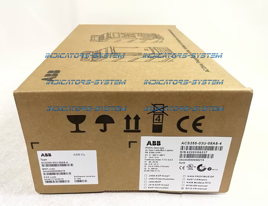 1PCS NEW ABB ACS355-03U-08A8-4 Variable Frequency Drive