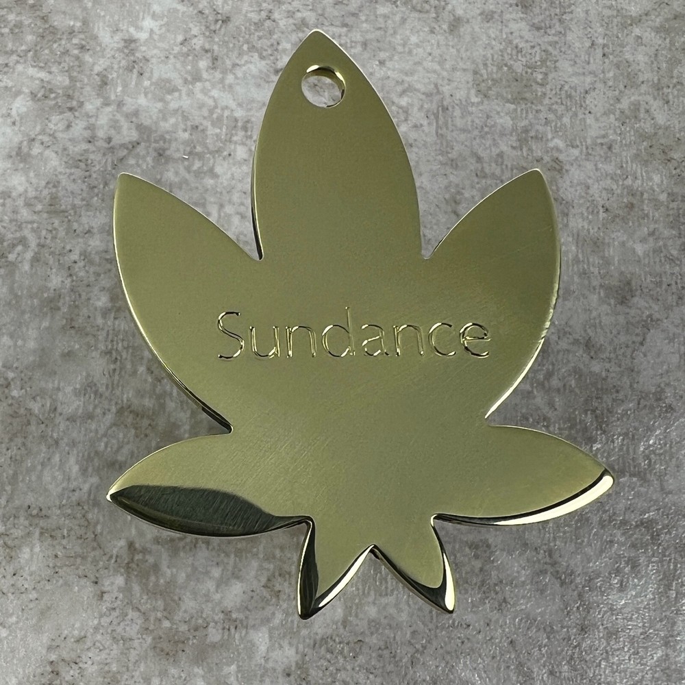 Custom Engraved Dog Tags Personalized Dog Collar BRASS Engraved MAPLE LEAF TAG