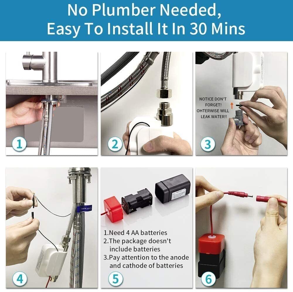 Touch Sensor Kitchen Sink Faucet with Sprayer Pull Down Automatic Mixer Tap US