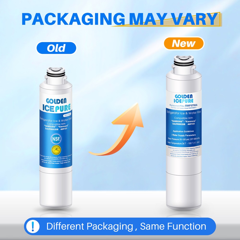 DA29-00020B Replacement for Samsung Water Filter HAF-CIN/EXP HAF-CIN, 3 Pack