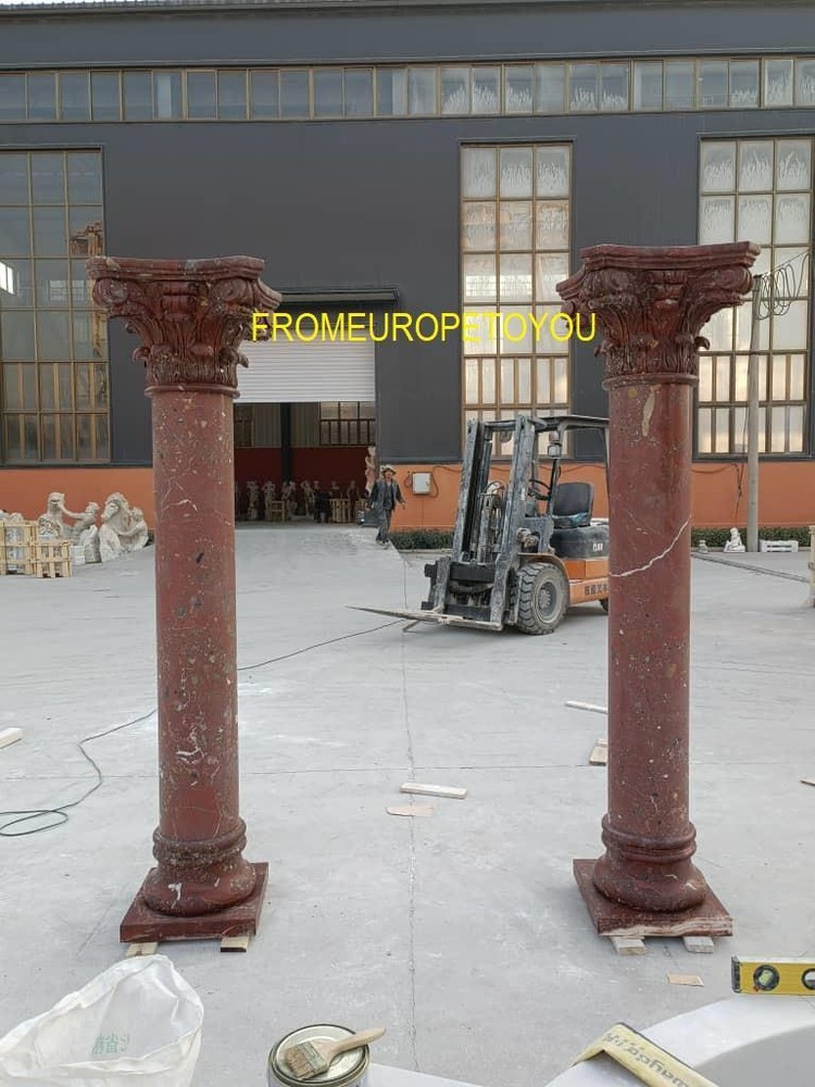 BEAUTIFUL MARBLE ESTATE CORINTHIAN COLUMNS - AZ874