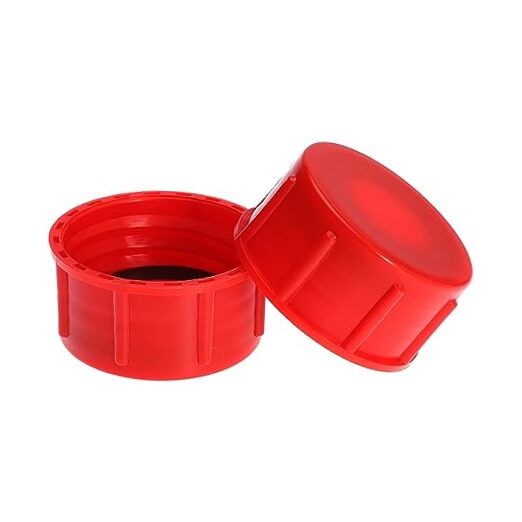 Gas Can Cap Replacement Red Coarse Thread Cap Solid Transportation Gas Cap-O2