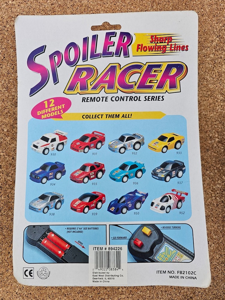 Spoiler Racer Remote Control Series - MISB