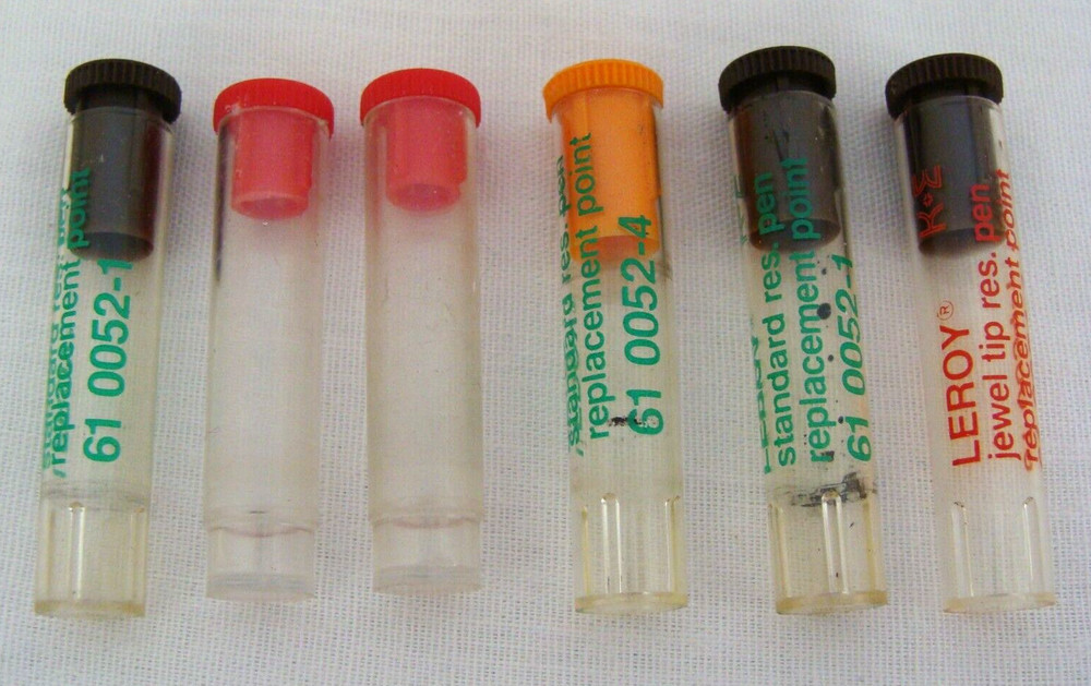 Mixed Lot Of 18 Drafting Mechanical Pen Replacement Points